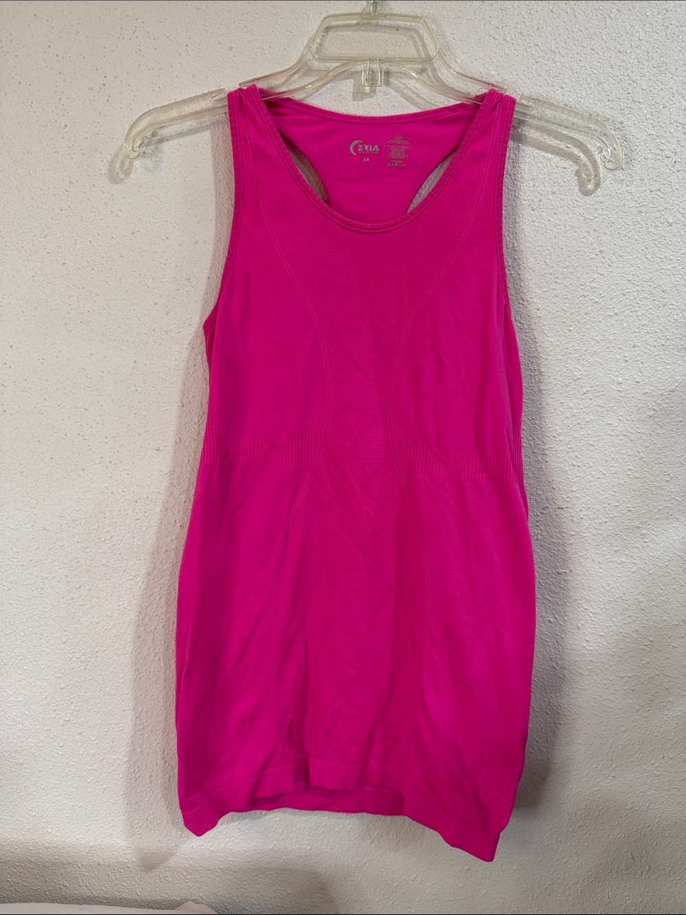 ZYIA Hot Pink Performance Racerback Tank